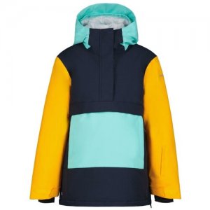 Куртка горнолыжная детская Icepeak Lisle Jr Dark Blue (Рост:152). Цвет: желтый/синий