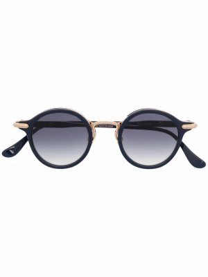Round-frame tinted sunglasses Chrome Hearts. Цвет: синий