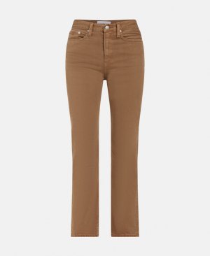 Прямые джинсы, коричневый Calvin Klein Jeans