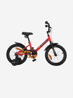 Велосипед для мальчиков Volcano 16 2024, Красный Denton. Цвет: красный