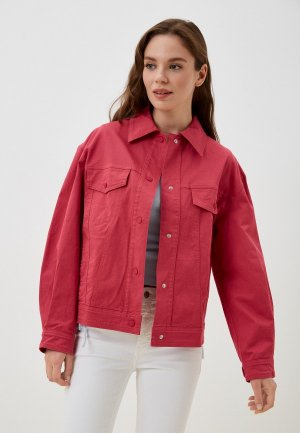Куртка джинсовая Elis. Цвет: розовый