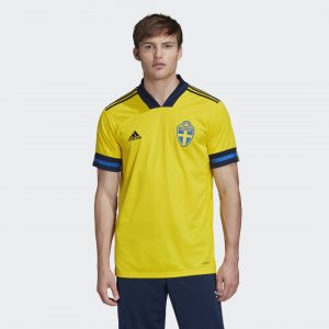 Домашняя футболка сборной Швеции Performance adidas. Цвет: желтый