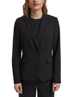 Базовый женский пиджак из вискозы , черный Esprit