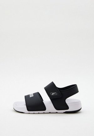 Сандалии PUMA Softride Sandal Pure Black-PUMA Whi. Цвет: черный
