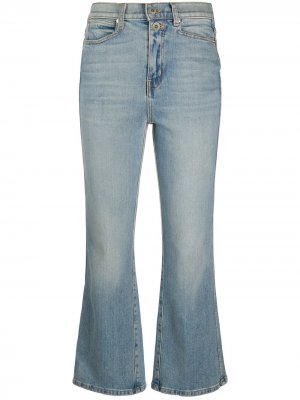 Укороченные джинсы Bootcut Proenza Schouler White Label. Цвет: синий
