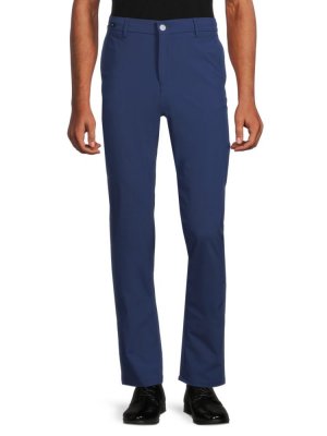 Однотонные брюки с плоской передней частью Bowery , цвет Mariner Ballin
