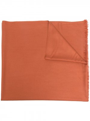Кашемировая шаль N.Peal. Цвет: оранжевый