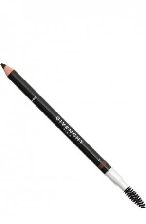 Пудровый карандаш для бровей Eyebrow Show №01 Brunette Givenchy. Цвет: бесцветный