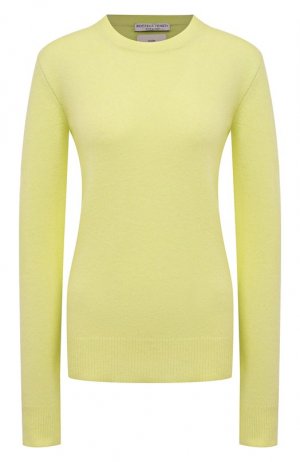 Кашемировый пуловер Bottega Veneta. Цвет: зелёный
