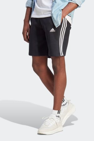 Основы спортивной одежды из флиса с 3 полосками adidas, черный Adidas