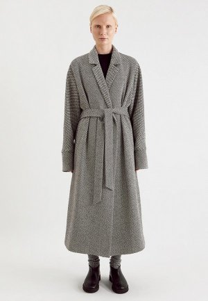 Пальто Unique Fabric. Цвет: серый