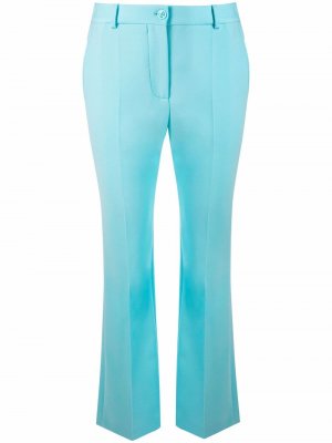 Расклешенные брюки строгого кроя Boutique Moschino. Цвет: синий
