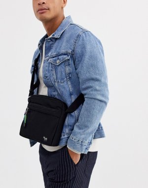 Черная нейлоновая сумка через плечо с логотипом -Черный PS Paul Smith