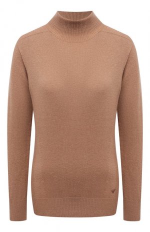 Кашемировый пуловер Emporio Armani. Цвет: бежевый