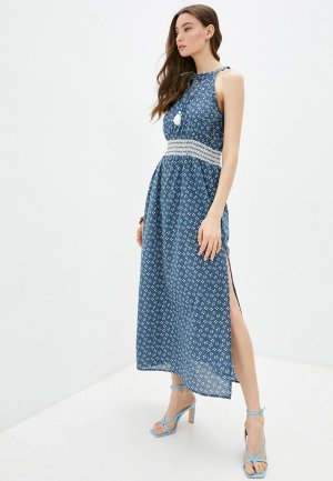 Платье Code. Цвет: синий