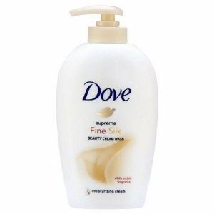 Мыло для рук Dove Fine Silk с дозатором 250 мл