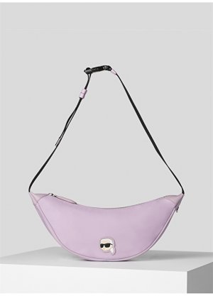 Фиолетовая женская поясная сумка Karl Lagerfeld