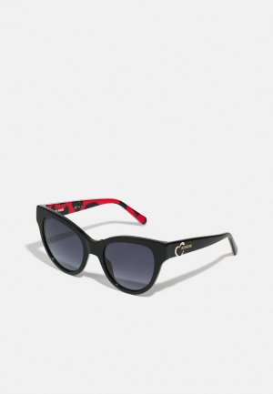 Солнцезащитные очки Love Moschino, черный/красный MOSCHINO
