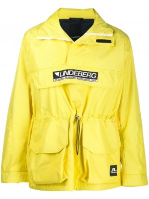 Парусиновое пальто J.Lindeberg. Цвет: желтый