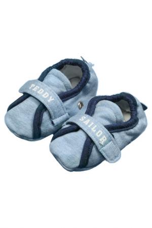 Обувь для новорожденных Prenatal. Цвет: light blue melange