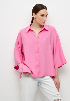 Блуза Sela Exclusive online. Цвет: розовый