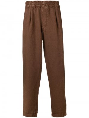 Классические брюки свободного кроя The Gigi. Цвет: коричневый