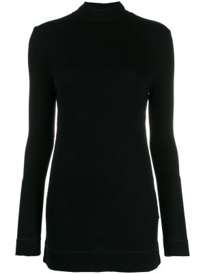 Пуловер с высоким воротником SLY010. Цвет: черный
