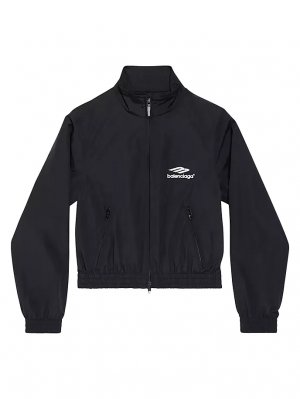 Приталенная спортивная куртка 3B Sports Icon , черный Balenciaga