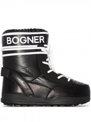 La Plagne logo-print snow boots BOGNER. Цвет: черный