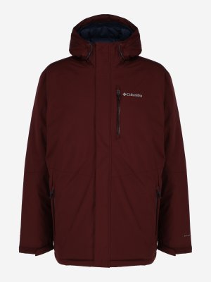 Куртка утепленная мужская Oak Harbor Insulated Jacket, Plus Size, Красный Columbia. Цвет: красный