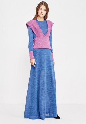 Платье Sahera Rahmani АМОР. Цвет: голубой