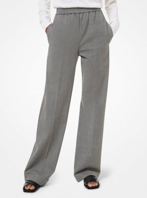 Пижамные брюки из эластичной шерсти , серый Michael Kors