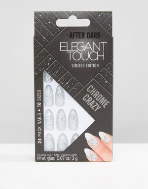 Блестящий лак для ногтей ограниченной серии After Dark Elegant Touch. Цвет: серебряный