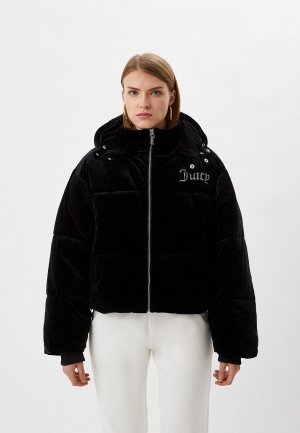 Куртка утепленная Juicy Couture. Цвет: черный