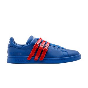 Мужские кроссовки adidas Raf Simons x Stan Smith Синие темно-красные AQ2723