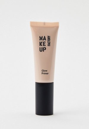 Праймер для лица Make Up Factory Сияющая основа под макияж Glow Primer. Цвет: бежевый