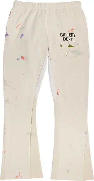 Раскрашенные расклешенные спортивные штаны GD, белый Gallery Dept.