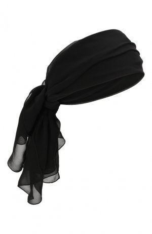 Шелковая повязка на голову Tom Ford. Цвет: черный
