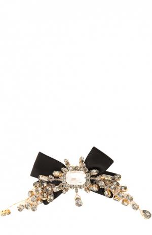 Заколка Dolce & Gabbana. Цвет: черный