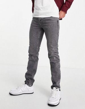 Серые прямые джинсы -Серый Topman