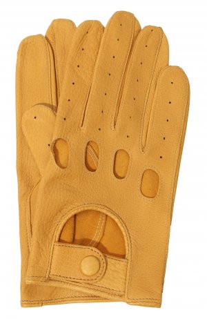 Кожаные перчатки TR Handschuhe. Цвет: жёлтый