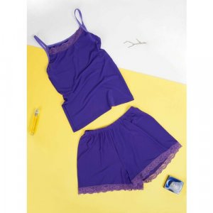 Пижама , размер 48, фиолетовый Magic lady. Цвет: фиолетовый
