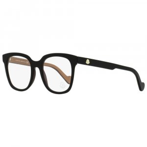 Женские квадратные очки ML5098 005 Черные Коричневые 51 мм Moncler