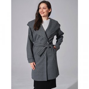 Пальто DIMMA fashion studio, размер 48, серый D'IMMA studio. Цвет: серый