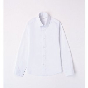 Школьная рубашка , размер XXL, белый Ido. Цвет: белый
