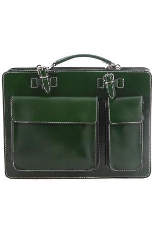 Briefcase Viola Castellani. Цвет: green