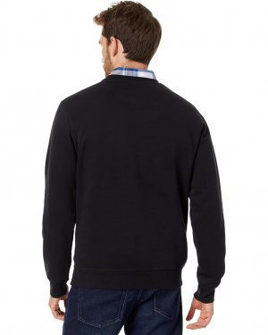 Толстовка U.S. POLO ASSN. Long Sleeve Popover Crew Neck Fleece Sweatshirt, цвет Black/Vanilla Prep