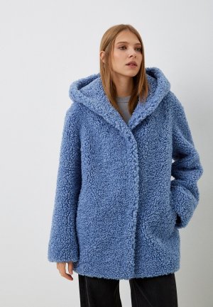 Шуба GRV Premium Furs. Цвет: голубой
