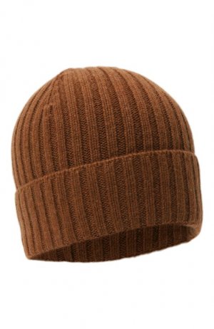 Кашемировая шапка Daniele Fiesoli. Цвет: коричневый