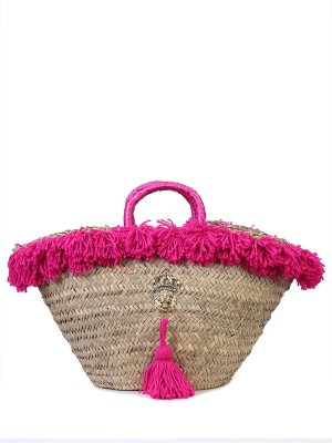 Сумка плетеная Liuni EMANUELA BIFFOLI. Цвет: розовый